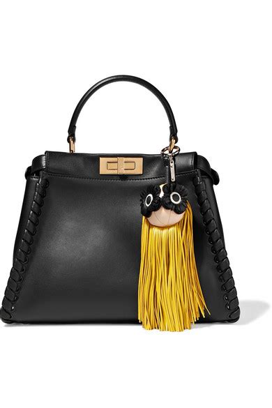 fendi tassel bag|Fendi leather tote.